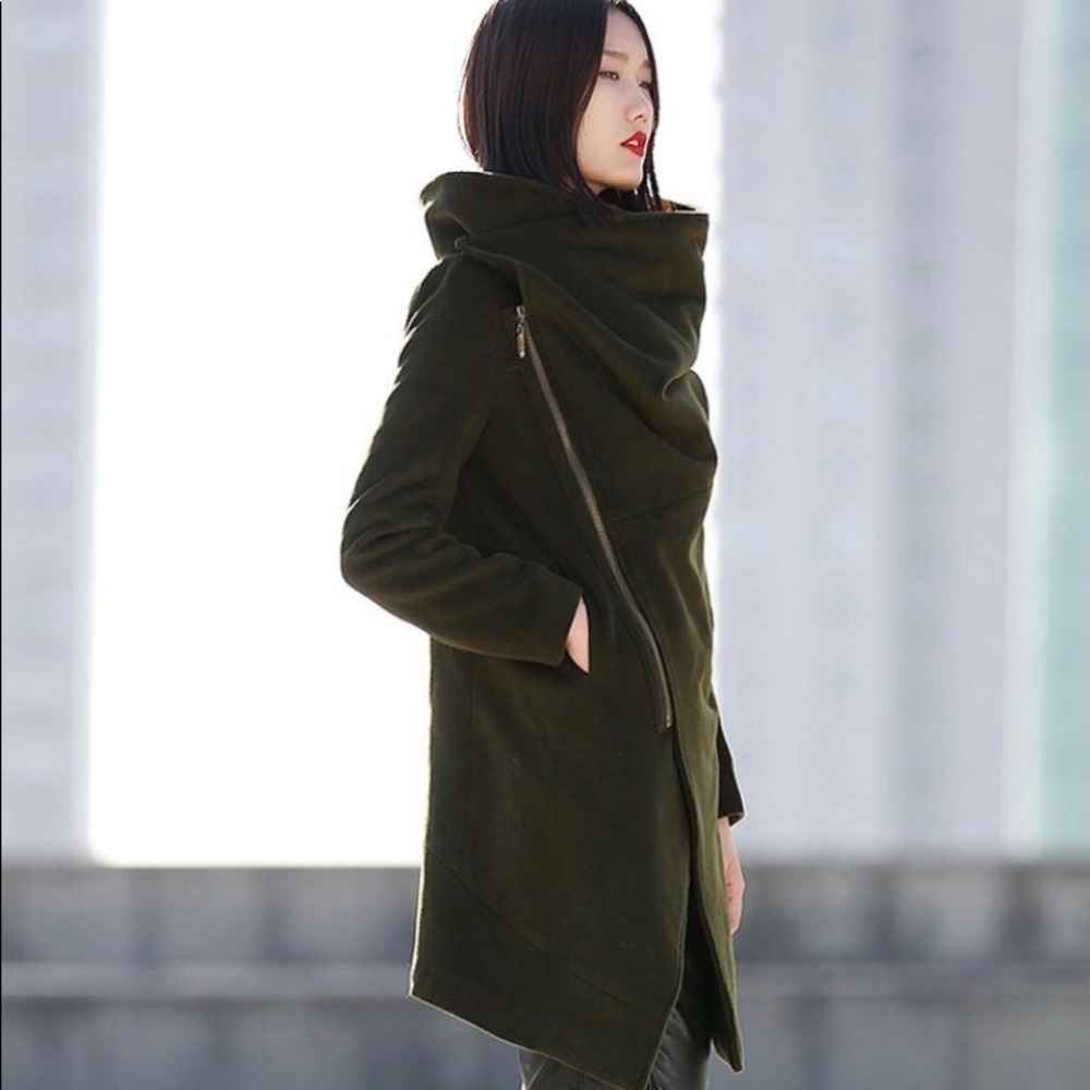 ONly True and collection Street Wear Wool Coat/BLK